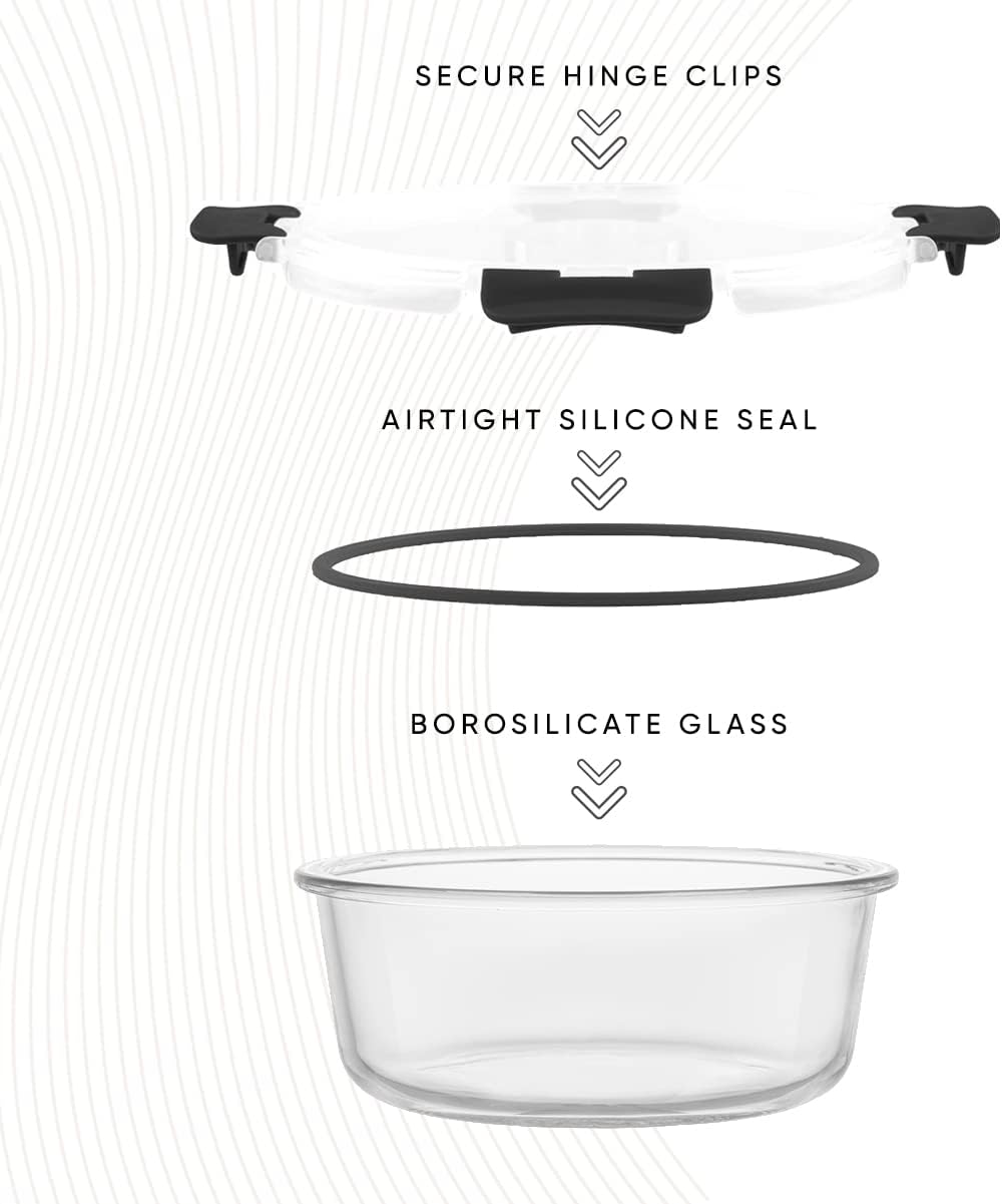 JoyJolt JoyFul 24pc(12 Airtight, Freezer Safe Food Storage Containers - Image 3