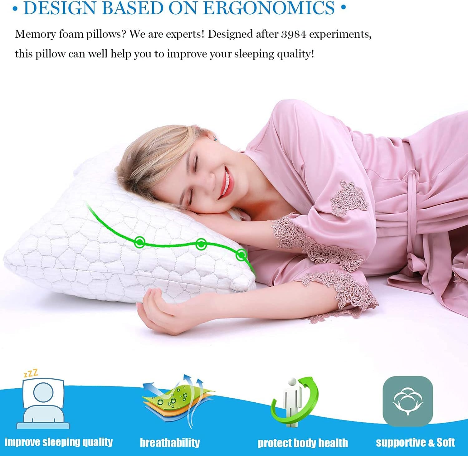 SUPA MODERN Cooling Bed Pillows for Sleeping - Image 2