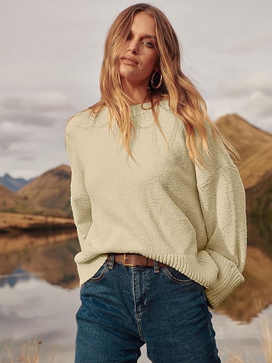 Women's Oversized Long Sleeve Sweaters - Image 3