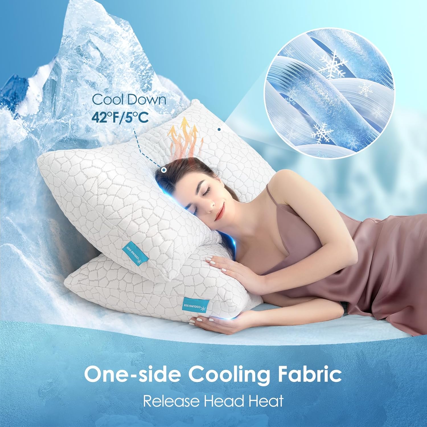SUPA MODERN Cooling Bed Pillows for Sleeping - Image 4