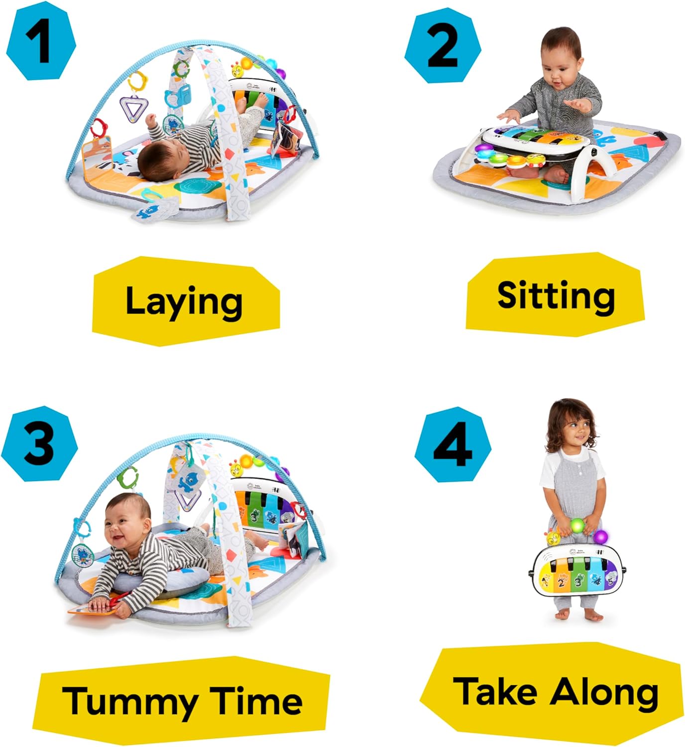 Baby Einstein 4-in-1 Kickin' Activity Mat - Image 2