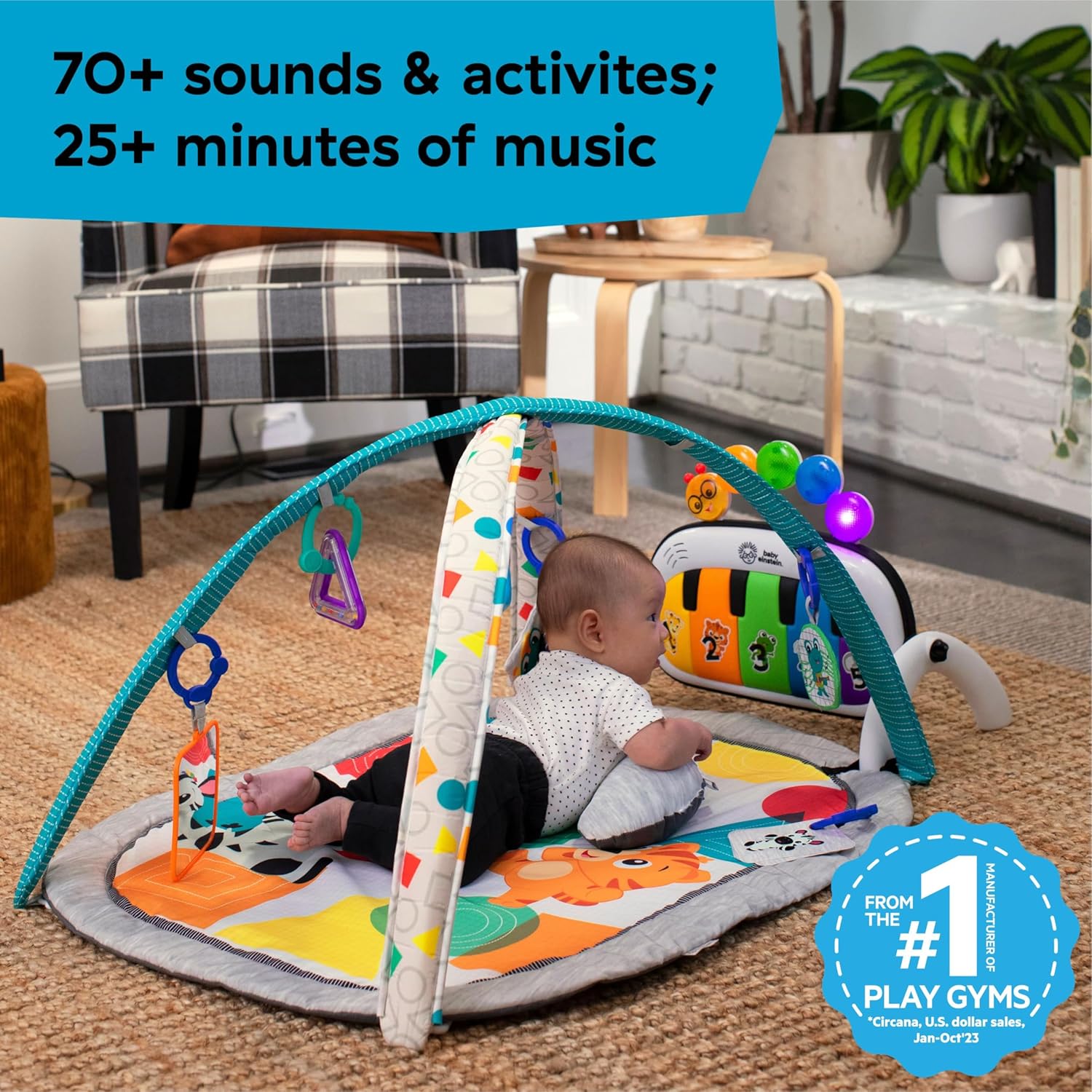 Baby Einstein 4-in-1 Kickin' Activity Mat - Image 3